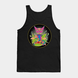 Meditation Of Cat Oriental Tank Top